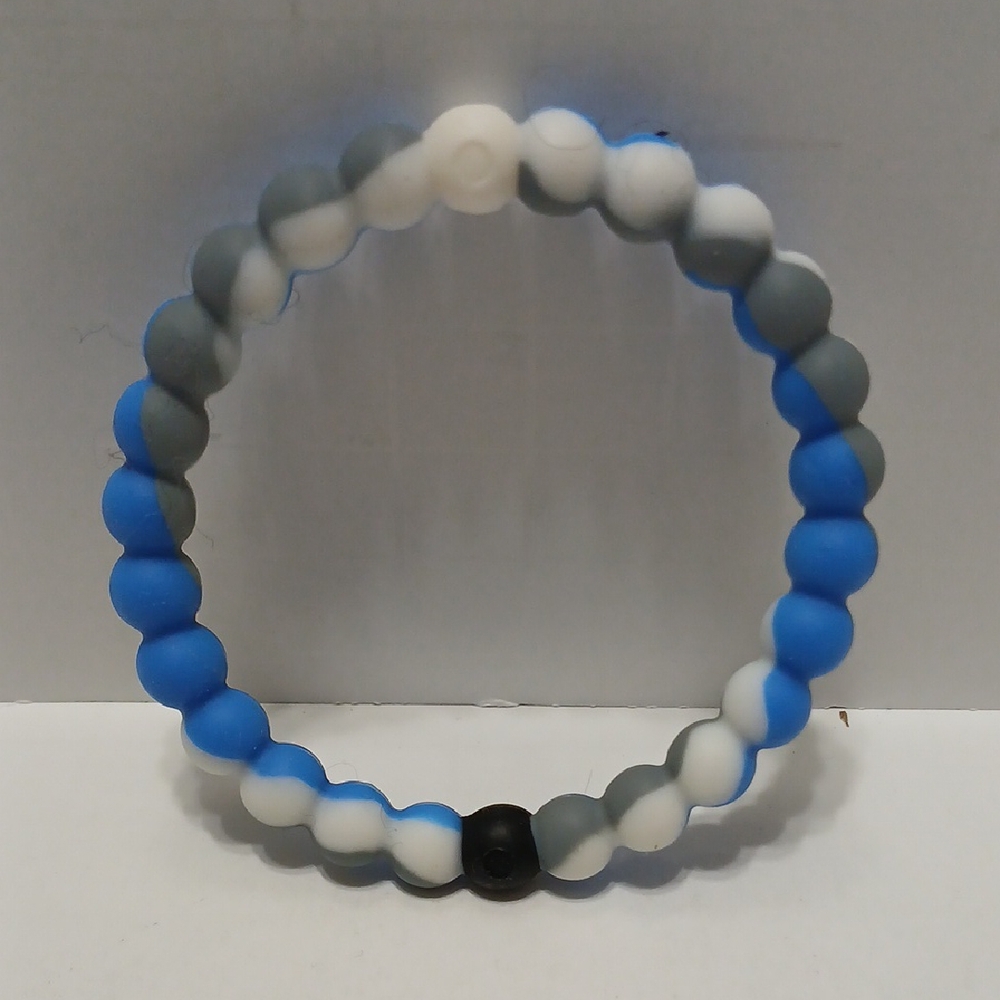 Lokai Bracelet (Blue, White, & Gray)